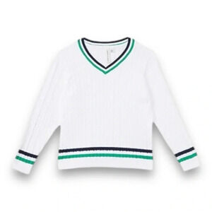 Janie & Jack | Cable Knit Striped Sweater (3) 🎾